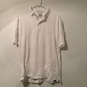 Faherty White Polo Shirt Classic Short-Sleeve Style